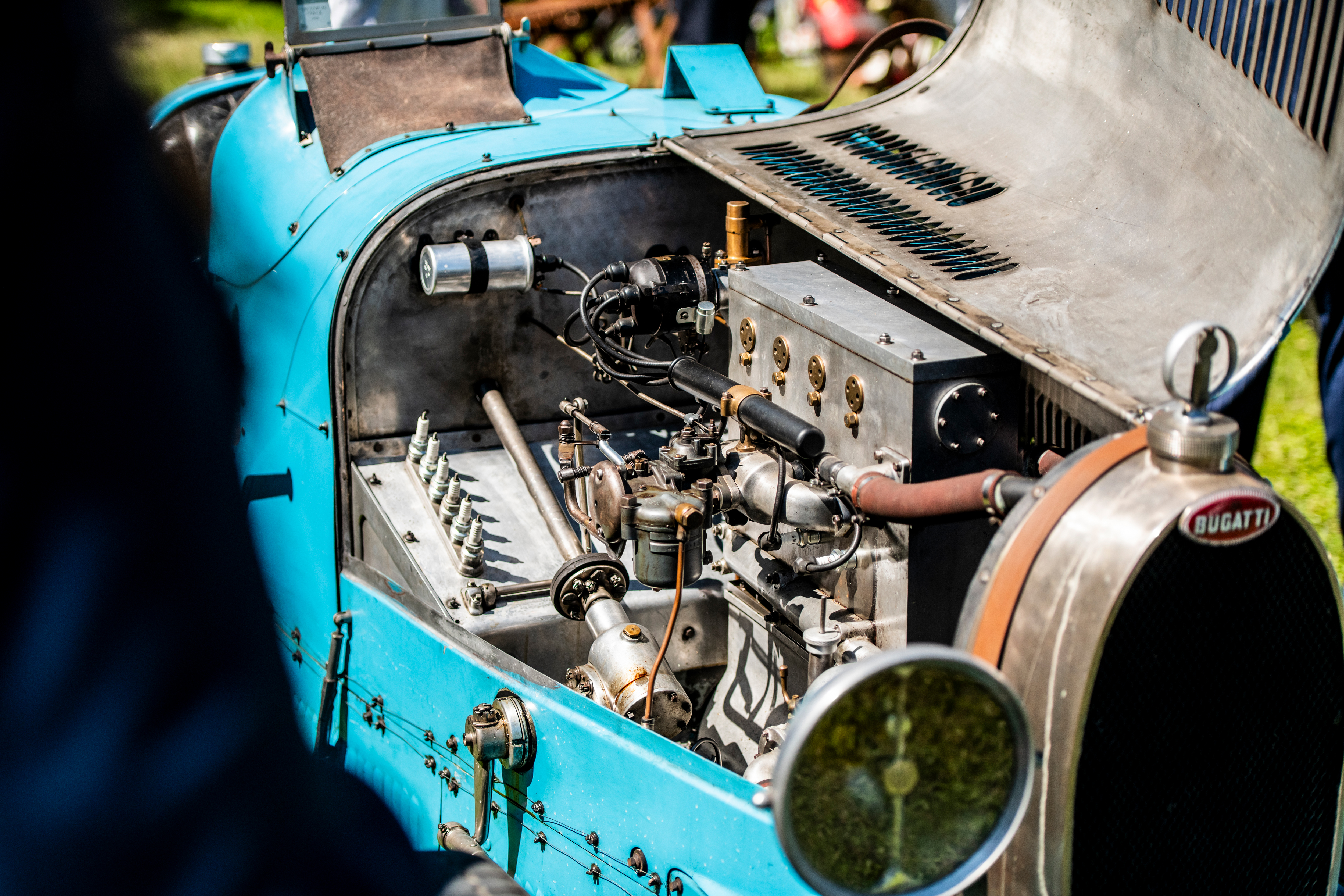 An authentic, unrestored Bugatti Type 37 at the Concorso d'Eleganza Villa d'Este in 2026.